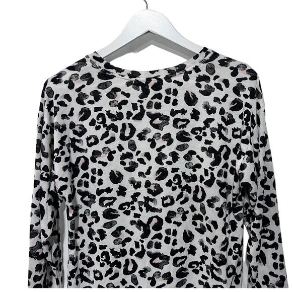 JENNI WOMENS SIZE XS LONG SLEEVE SLEEP SHIRT WATERCOLOR ANIMAL PRINT NEW! - Picture 6 of 11
